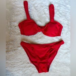 Red bikini
